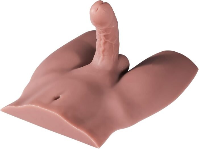 Silicone Sex Doll - 3.7 LB Flat Torso Dildo with 5.5 Inch Big Cock, Male Sex Doll for Women, Riding Torso Sex Toy for Female Gspot Masturbation, Lifelike Flexible Penis with Glans & Balls for Beginner - Image 8