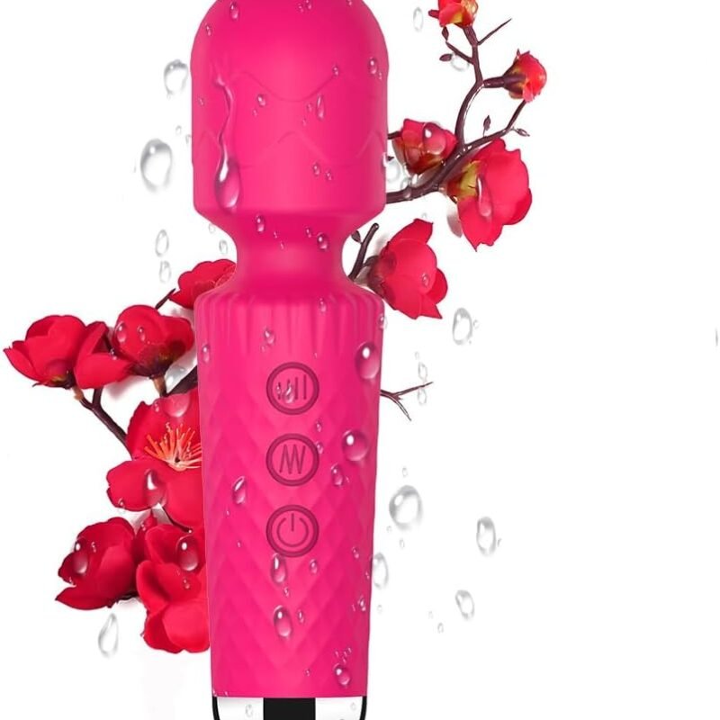 Portable Powerful Rechargeable Waterproof Massage Tool Vibrator Wand Sex Toys - Vibrators for Woman Adult Toys