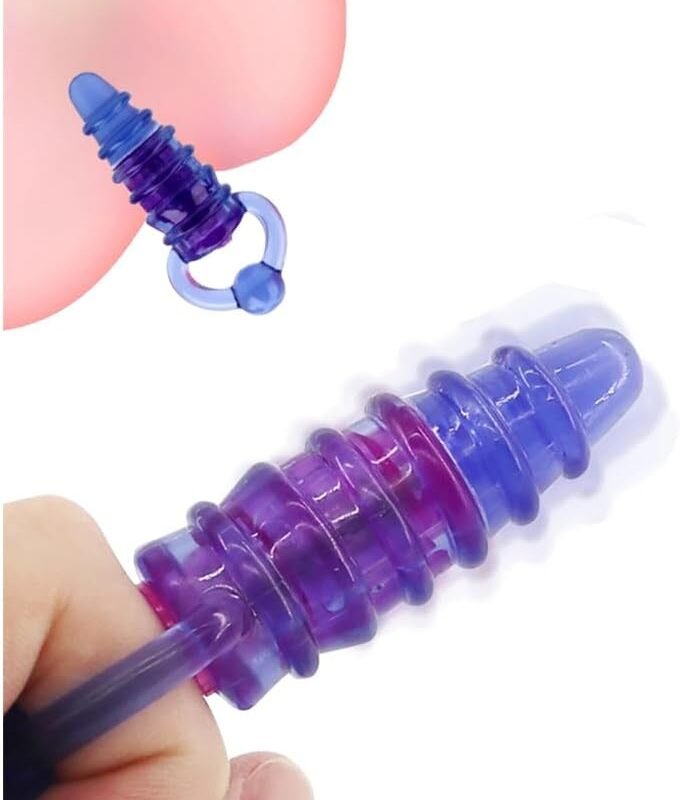 Vibrating Anal Plug with Pull Ring, Mini Butt Plug Anal Vibrator Erotic Sex Toy Butt Plug Prostate Massage Masturbation Adult Anal Sex Toys for BDSM Beginner for Men Woman Gay Perfect Couples Gift