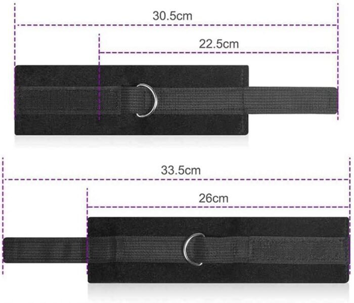 Sex Ties Downs Under Mattress for King Bed Restraints Sex Adults Bondaged Kit for Couples Bed Bondaged Restraints Sex BDSM Toys Soft Handcuffs for Bedroom Wrist Ankle Straps Adult Play Women Sweater - Image 5