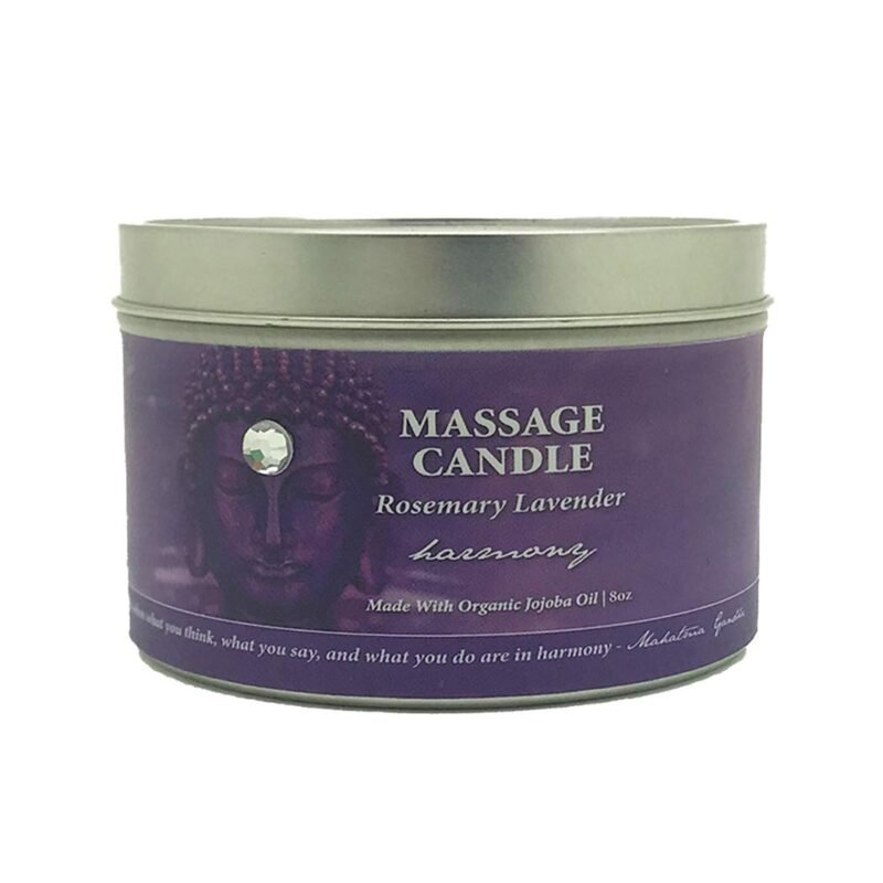 8 oz Buddhalicious Moisturizing Candle for Massage Harmony