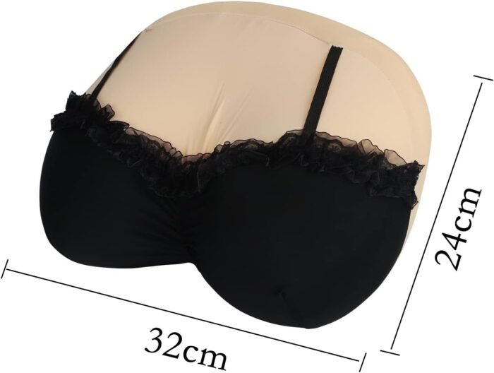 XGOPTS 3D Boobs Breasts Pillow Cushion Soft Memory Foam Sleep Pillow for Neck Shoulder Funny Feminist Chest Pillow Boobs Pillow for Couples Valentines Day Birthday Gift Home Decor - Image 7