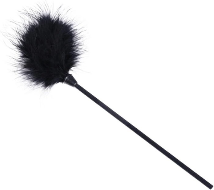 SM PU Leather Spanking Paddle Slap Clap Flap Whip On Butt with Flirt Tickle Feather Sex Adult Game Toy for Women Man Couple Red One Size - Image 3