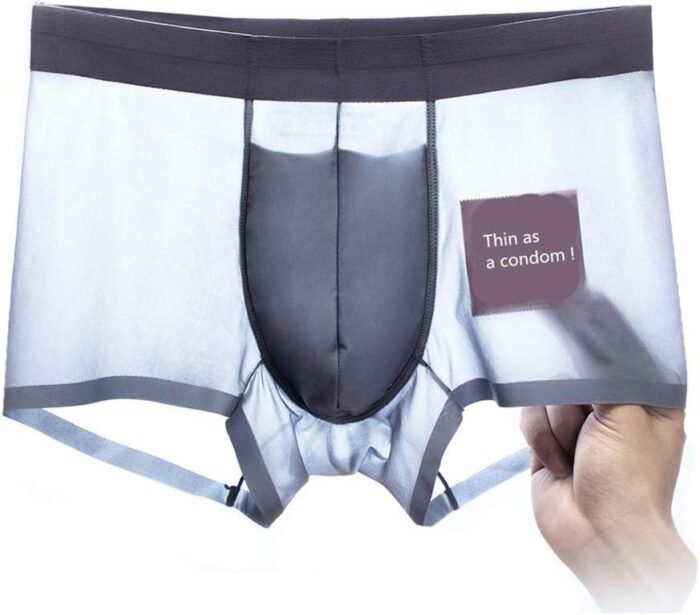 GAOGAO Breathable Ice Silk Men's Underwear Sweat Absorbing Fitness Sport Boxer Briefs Fast Drying - Image 3
