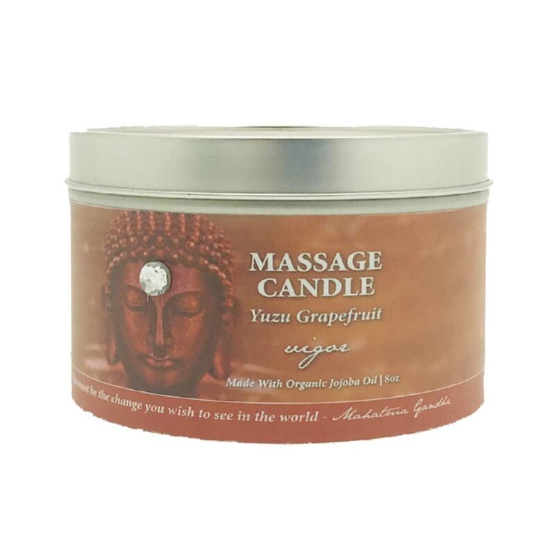 8 oz Buddhalicious Moisturizing Candle for Massage Vigor