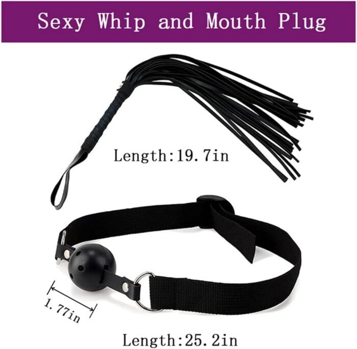 Wrist and Ankle Cuffs Bed Restraints Straps for Couples Adjustable Queen Size Bed Straps for Adult Play Sex Resistant Tie Hand Cuffs Spreader Bar Bed Bondage Restraint Kit for Couples King Bed Sweater - Image 3