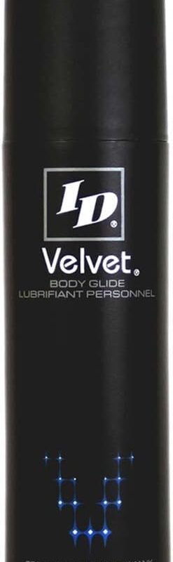 ID Velvet Silicone Based Personal Lubricant 6.7 Fl Oz – Sensual Luxury - Long Lasting Silicone Lube for Men Women and Couples Lube, Made in USA by ID Lubricants