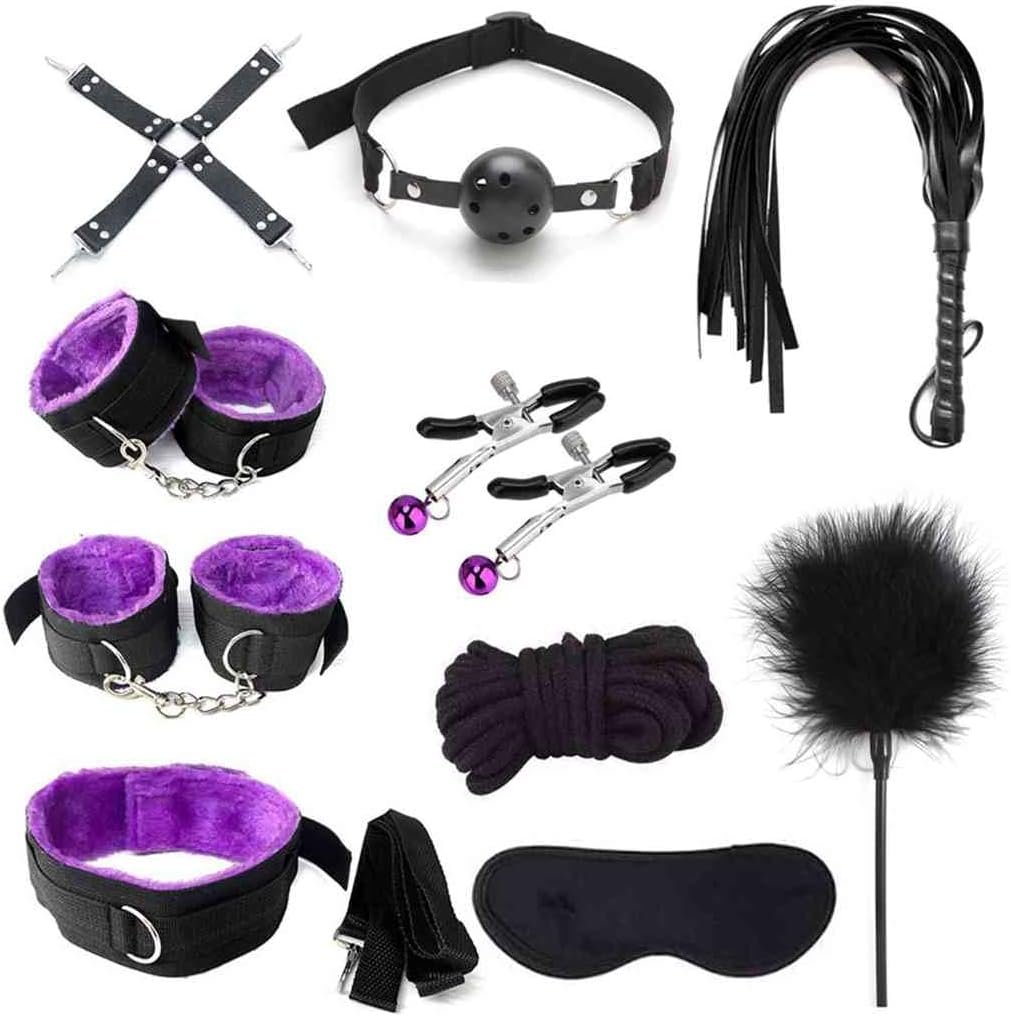BDSM Sex Bed Bondage Restraints Kit for Couples King Bed for Ankle and Wrist Bar Women Sex Resistance Bands Bed for Neck Ankle Straps Sex Handcuffs Hand Cuff Bracelets Set for Adults Bedroom Sweater - Image 5