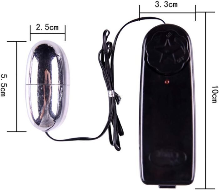 Wansan Vibrating Egg Waterproof Stainless Steel Jump Eggs Massager Muscle Exercises for Men Women - Image 5