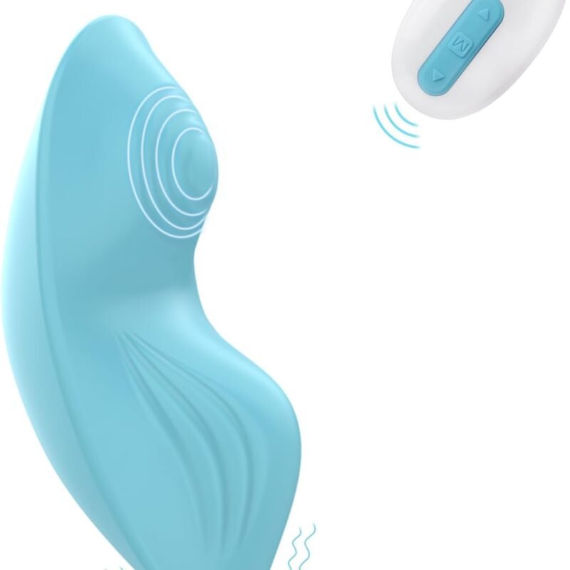 Upgrade App Vibrator Remote Control Wearable Panty Clitoral G Spot Butterfly Vibrators with 10 Vibration Massager Sex Toys for Women Couples (Blue)