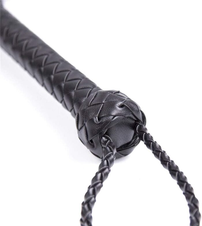 BDSM Leather Whip Sex Toy | Fetish Adult Sex Toy Purple Flogger for Couples - Image 8