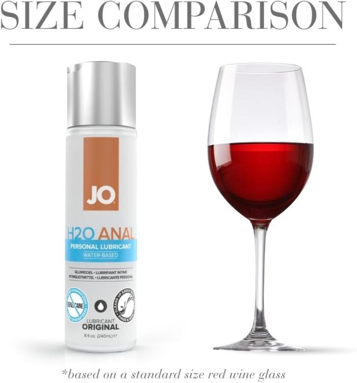JO Original Anal Water-Based Personal Lubricant, Lube for Men, Women and Couples, 8 Fl Oz - Image 3