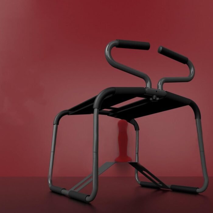 Sex Position Enhancer Chair with with Handrail for Couples and Weight Capacity, Novelty Toy for Couples Adult Games (Black) - Image 5