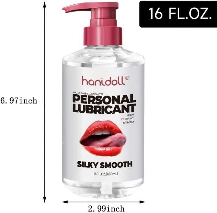Water Based Lube (16 Fl Oz),Water Based Lubricant Vaginal,Sex Toy Lube,Liquid for Couples, Women Men and Couples - Image 2
