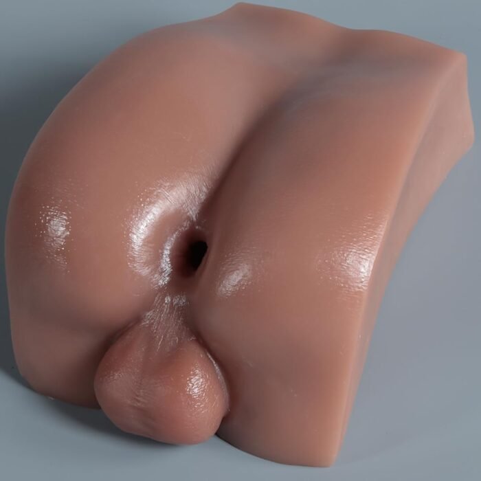 Life-Size Gay Doll, Loose Booty Hole! Butt Sex Doll, Sex Toys, Anal Sex Toy, Butt with Testicle, Male Anal Masturbator, Male Sex Doll, Sex Toys for Gay Men(Deep Bronze)
