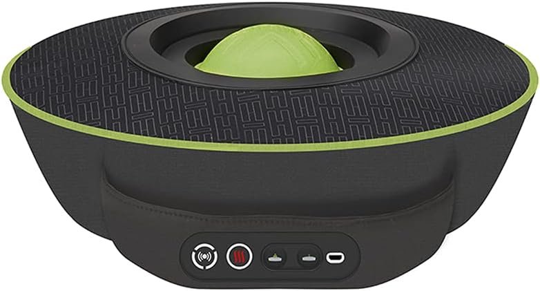 Homedics High-Intensity Muscle Massager with Heat, High-Intensity Vibration for Glutes, Increase Range of Motion, Air Inflation for Comfort Control, Cordless with Rechargeable Battery