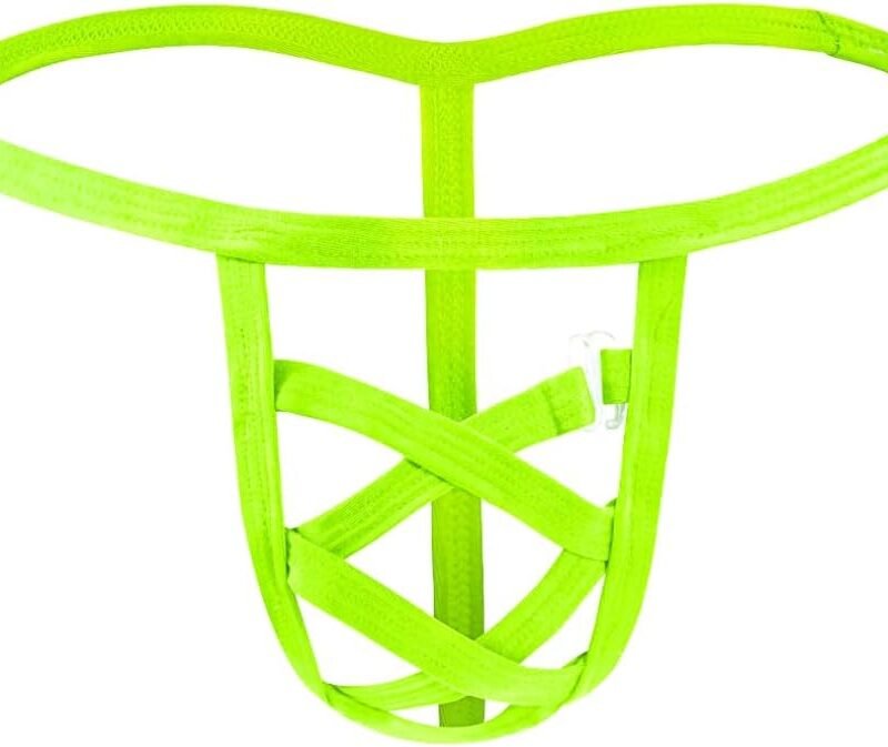 Kaei&Shi Mens Sexy Thong,Crisscross Sissy Thongs,Underwear Gay Lingerie Date Night