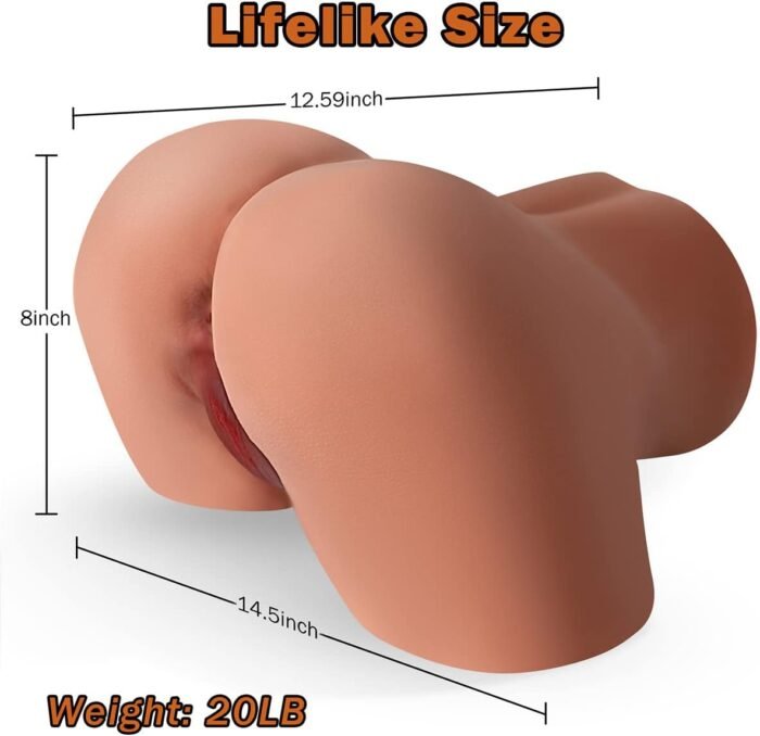Sex Doll Life Size Sex Doll for Men Sex Dolls Full Size Sex Doll Torso Male Masturbator Stroker Realistic Sex Doll Big Butt Pocket Pussy Ass with Vagina Anal Adult Toys Male Sex Toys for Men - 20LB - Image 5