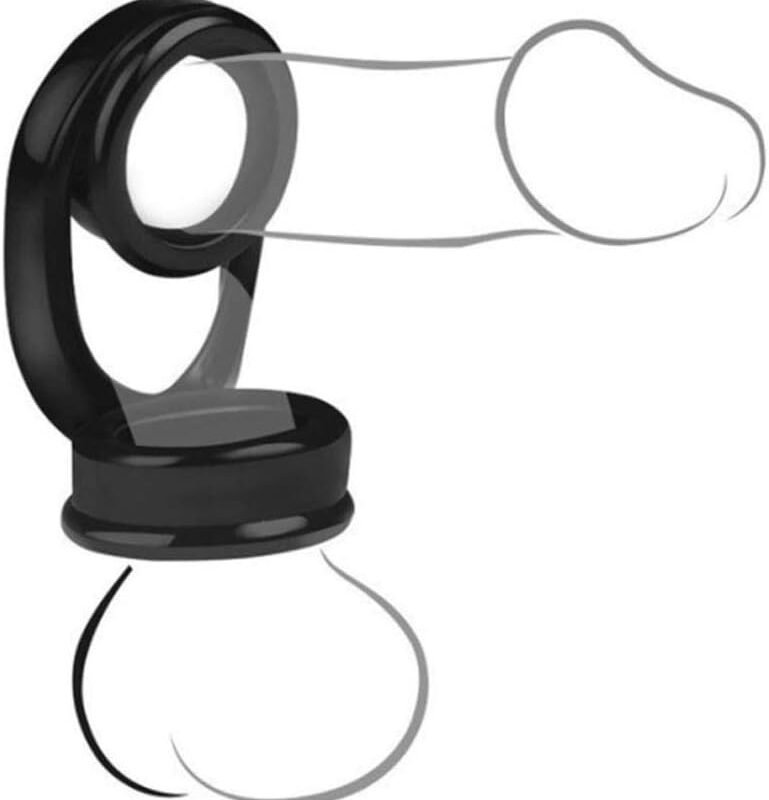 Cock Rings,Reusable Penis Ring Ball Stretcher Longer Stronger Lasting Silicone Penis Sleeve Penis Trainer,Male Penis Enlarge Cockring Adult Sex Toys Games Tools Pleasure Gifts for Men or Couples