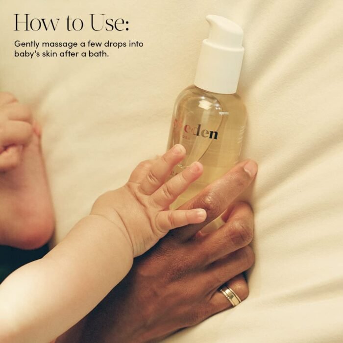 Evereden Soothing Baby Massage Oil 4 fl oz. | Clean Baby Care | Non-toxic and Fragrance Free | Clean Ingredients - Image 5