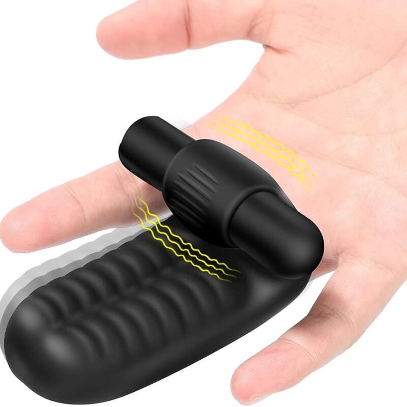 Finger Sleeve Vibrator G Spot Orgasm Massage Clit Stimulate Female Masturbator Vibrator Lesbian Sex Toys for Women Adult Product