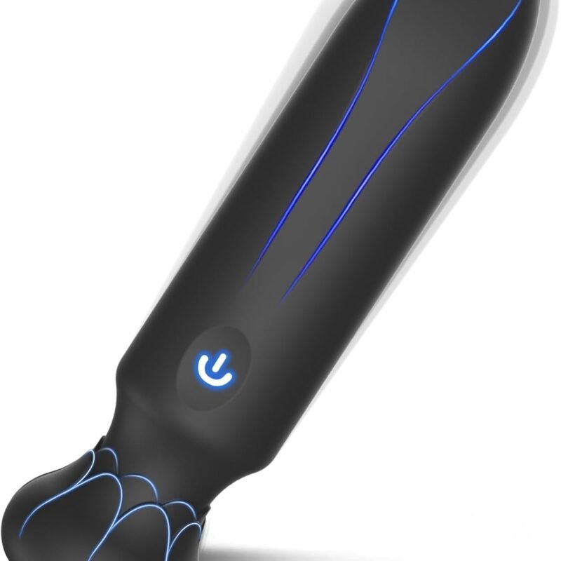 Bullet Vibrator for Women with 10 Powerful Vibration Modes Full Silicone Rose Sex Toy Vibrating for G Spot Clitoral Female Waterproof and Portable Sex Toys (Black)