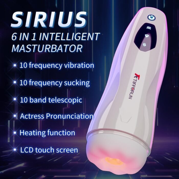 Automatic Male Masturbator Sex Toys - Female Voice Penis Pump with 10 Thrusting & 10 Vibrating & 10 Sucking Modes, Hand Free Male Stroker with 3D Realistic Textured, Blowjobsex Machine Sex Toy for Men - Image 2