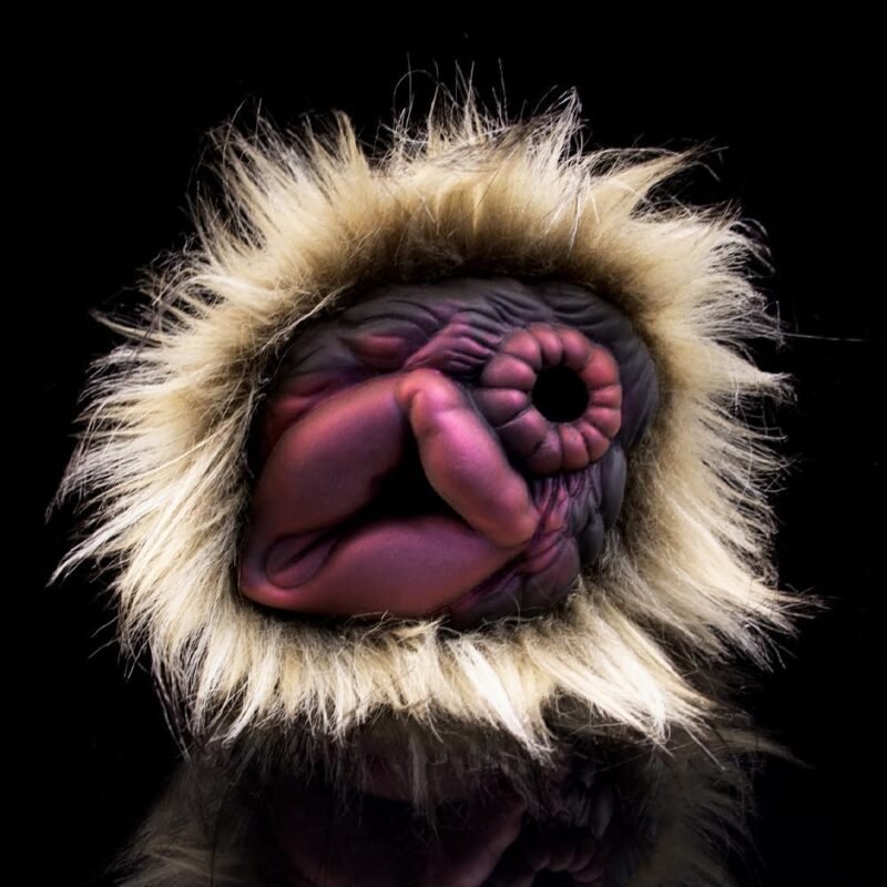 6.7" Dog Shaped Male Masturbators Cup, Pocket Pussy Stroker Sucking Sex Toys for Man Pleasure, Silicone Realistic 3D Sleeve Male Masterbaters with Fur Animal Sex Toy SM for Adult Play