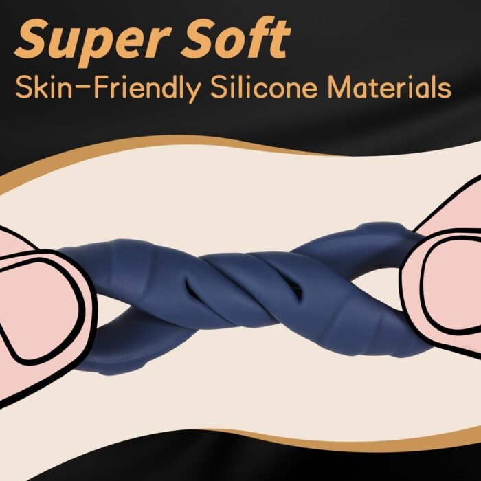 Silicone Penis Rings Set Sex Toys for Men，8 Different Sizes Cock Rings for Erection Enhancing, Long Lasting Stronger Men Sex Toy, Strechy Adult Sex Toys for Couples - Image 3