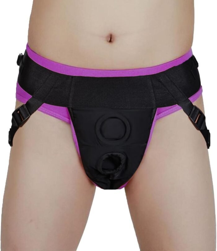 Strap on Underwear Harness, Plus Size Strap on Boxers Harness Strapless Strapon Harness Strap Harness for Strap on Adjust Belt for Men and Women