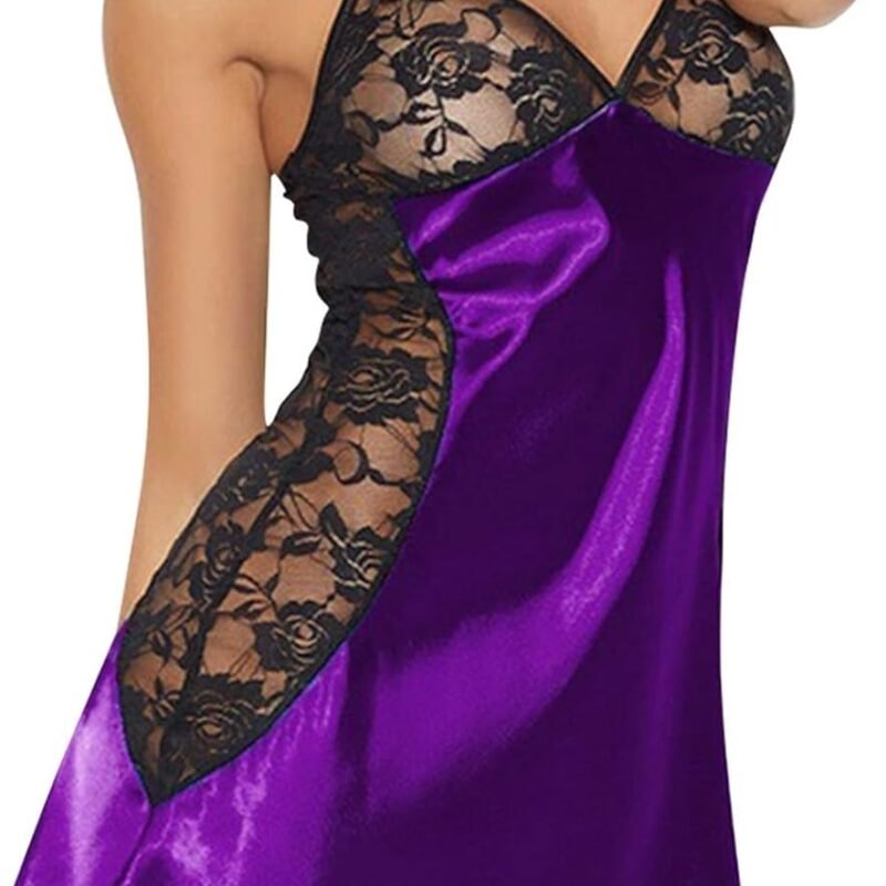 Women's Teddy Lingerie Sexy Erotic Lingerie Lace See Through Camisole Nightdress Pyjamas Babydoll Plus Size, XXXL-6XL