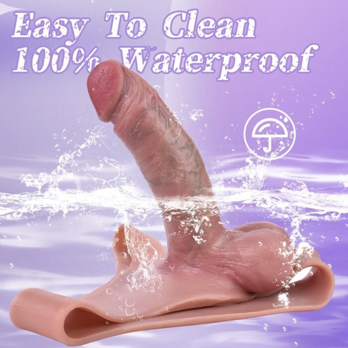 Strap-On Realistic Dildo Silicone Wearable Dildos Panties, Transgender Clothing Adult Toys with 7.5" Hollow Penis, Ultra Flexible Strap On Dildo, Anal G-Spot Play Sex Toys for Gay Men Couples - Image 4