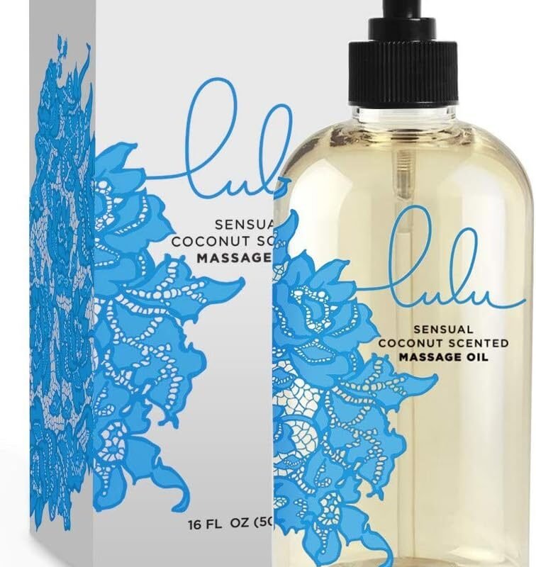 Lulu Massage Oil with Fractionated Coconut Oil.16 Ounce … (Coconut)