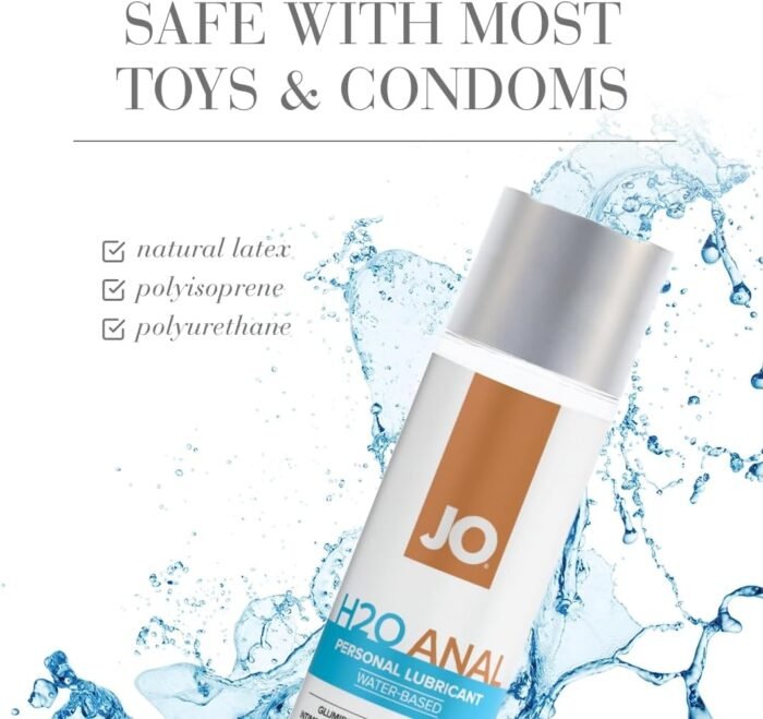 JO Original Anal Water-Based Personal Lubricant, Lube for Men, Women and Couples, 8 Fl Oz - Image 5