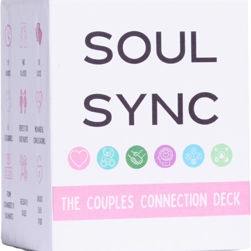 Soul Sync: 150 Conversation Starters for Couples – Deepen Connection & Intimacy – Perfect for Date Nights, Anniversaries, and Relationship Building