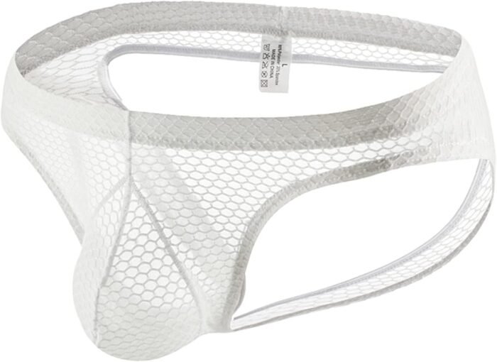 Mesh Breathable Sexy Men's Underwear Comfortable Stretchable Soft Underpants Briefs Lightweight Apparel