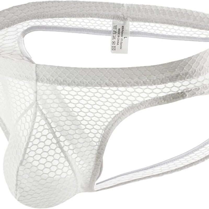 Mesh Breathable Sexy Men's Underwear Comfortable Stretchable Soft Underpants Briefs Lightweight Apparel