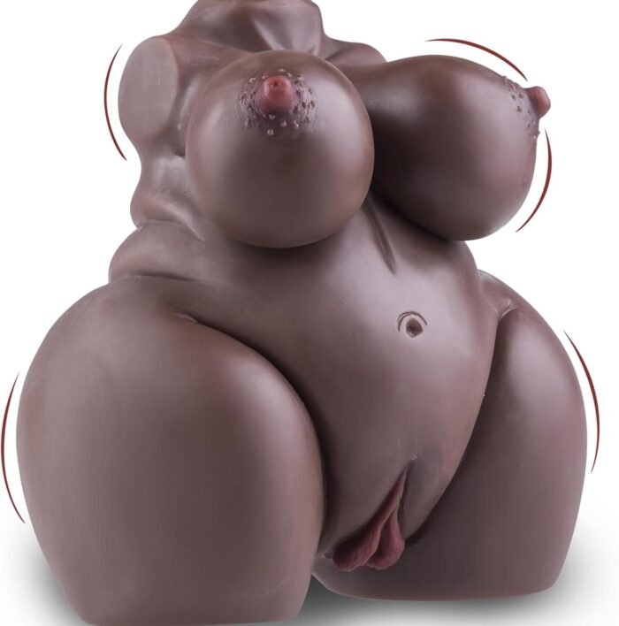 10.4LB BBW Sex Doll with Big Ass and Boobs Pussy Ass Lifelike Male Masturbator Adult Torso Sex Toy Men Masturbation Male Sex Toys Realistic Pocket Pussy Vagina Anal Fat Sex Dolls for Men’s Pleasure