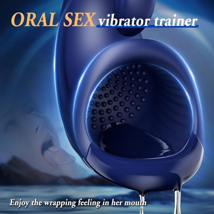 7 Strong Vibrating Penis Vibrator Male Masturbator, Glans Penis Training Vibrator with Diverse Particle Textures, UNINHIBIBY Male Penis Trainer Sex Toy for Men Masturbation - Image 5