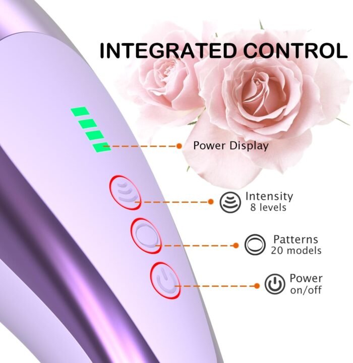 Personal Vibrating Handheld Massager-Cordless Rechargeable Electric Mini Hand Held Portable Seven Massage Wand for Full Body - Image 3