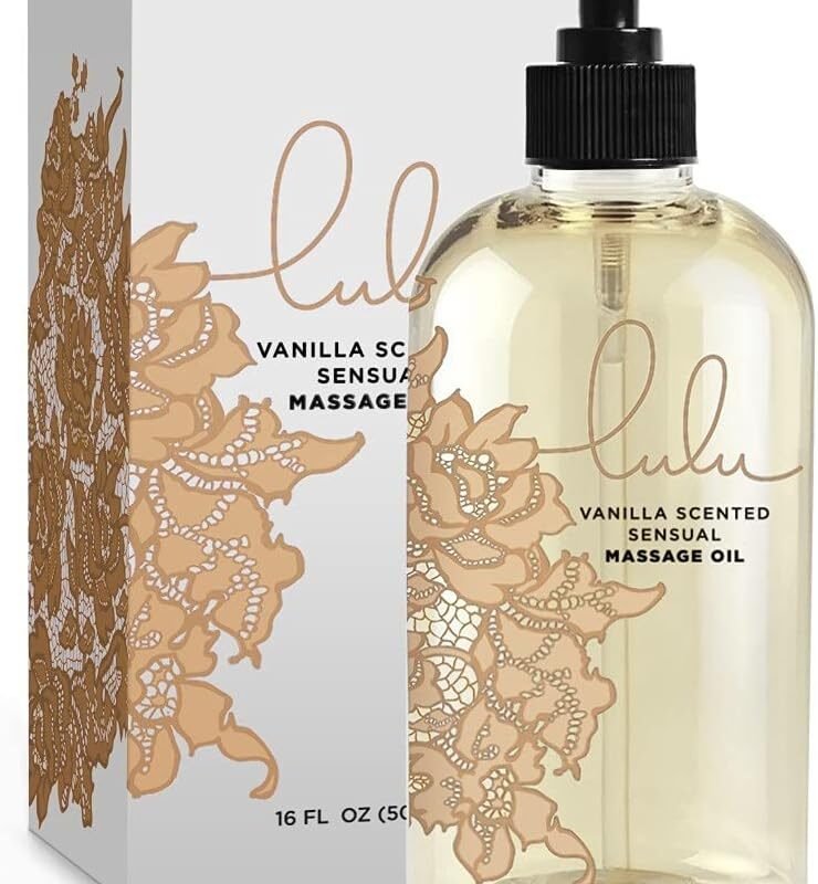 Lulu Massage Oil with Fractionated Coconut Oil.16 Ounce … (Vanilla)