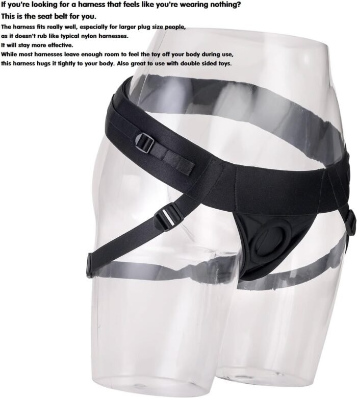 Plus Size Strap on Underwear Harness, Strap on Boxers Harness Strapless Strapon Harness Strap Harness for Strap on for Male with Harness Adjust Belt for Men and Women Strap Harness for Strap on - Image 3