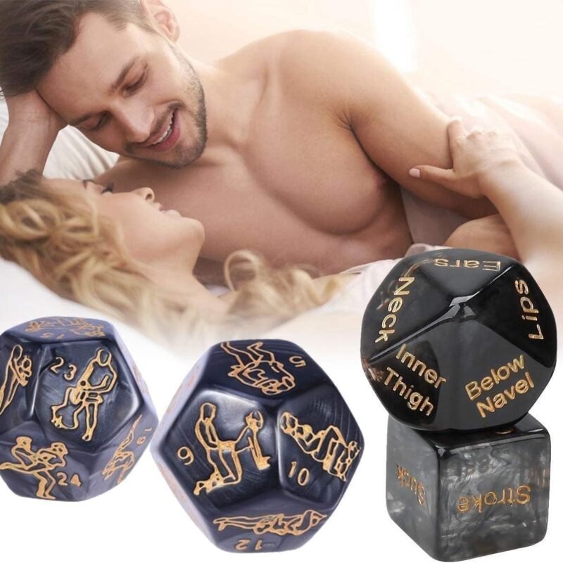 Sex Dice for Adult Couples Sex Games 4 PCS Sex Gaming Dice for Adults Foreplay Positions Role Playing Dice