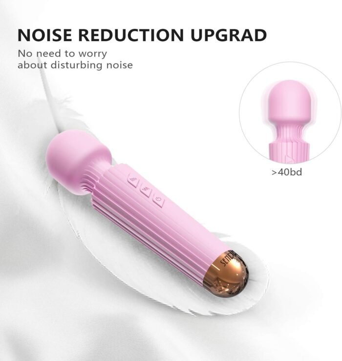 Mini Vibrator Cordless, Sex Toys with 160 Vibration Modes, G Spot Vibrators, Clit Vibrator, Personal Wand Massager, Dildo, Rechargeable Mute Massage, Female Clitoral Adult Toys(Stripe-Pink) - Image 3