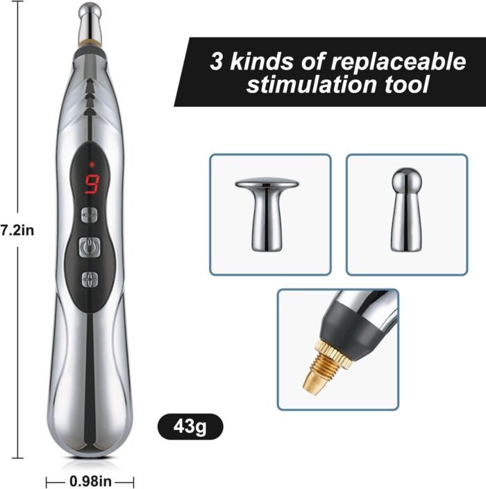 Electric Shock Wand with 9 Levels, Rechargeable BDSM Electric Stick Sex Game Kinky SM Tool Adult Sex Toy for Couples - Image 6