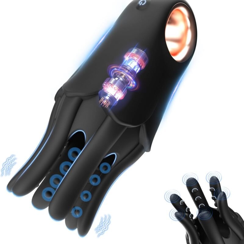 Male Sex Toys for Men-Male Masturbator Penis Vibrator with 7 Vibrating Modes Sex Toy Stroker Penis Trainer with 6 Barbel Tentacles Particles 360°Training Wrapped Adult Sex Toys for Men Women Couples