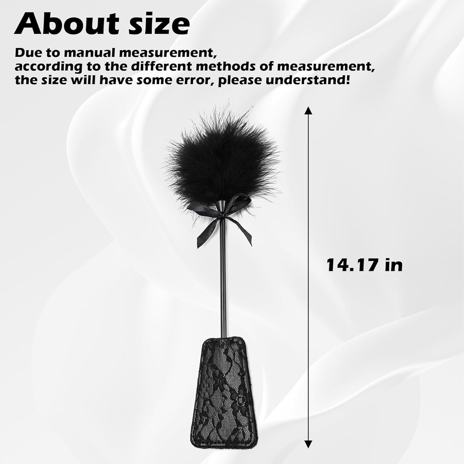 Dual Sides Feather Tickler Sex Feather Tickler Double Ended Spanking Paddles BDSM Tickler Fetish Tickling Sex Feather SM Paddle Teaser Adult Sex Toy Games for Women Men Couple Cosplay - Image 6