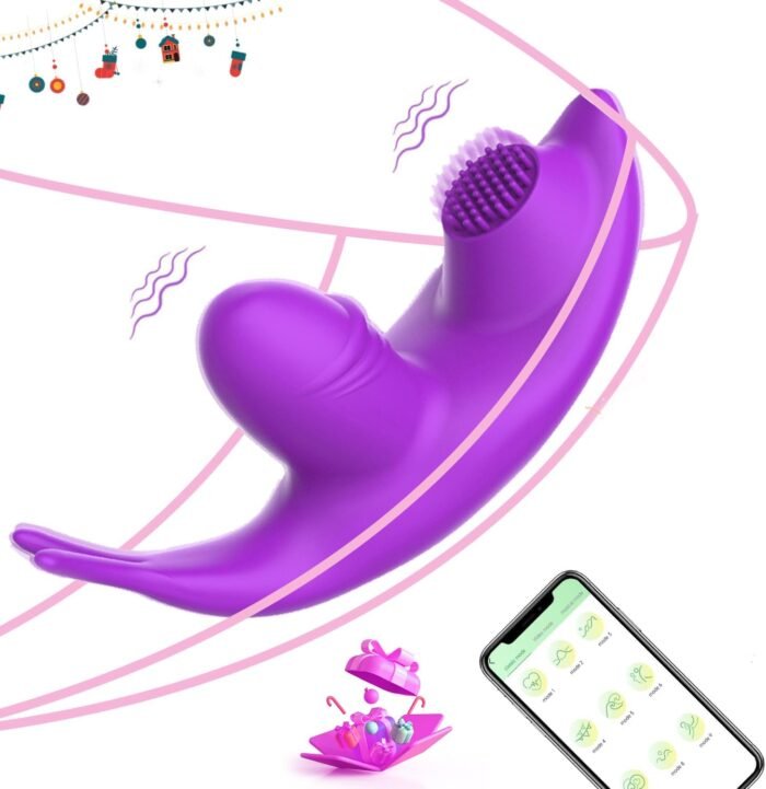 APP Remote Control Vibratiers for Women Date Night Wireless Panties, Viboadors KAI1223