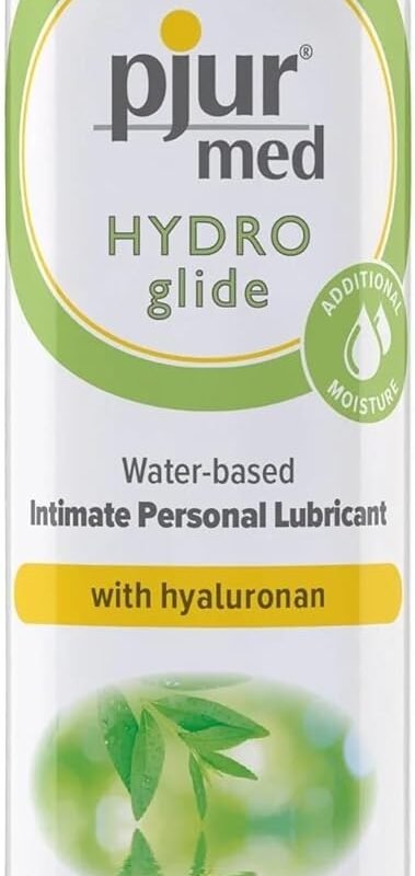 pjur med Hydro Water Based Lubricant Premium Intimate Sex Lube for Men, Women & Couples Long Lasting, 100ml / 3.4 fl.oz