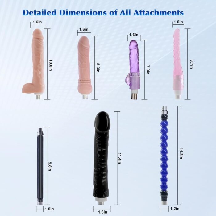 Sex Machine Thrusting Dildo Machine with Realistic Dildos, Fucking Machine for Man with 3XLR Connector,Love Machine for Women,Adult Sex Toy for Couple with 7 Accessories - Image 4